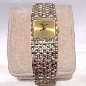 ✨⌚ Vintage Stylish 80's Raymond Weil 18K Gold and Silver Quartz Watch - #9058 ✨⌚
